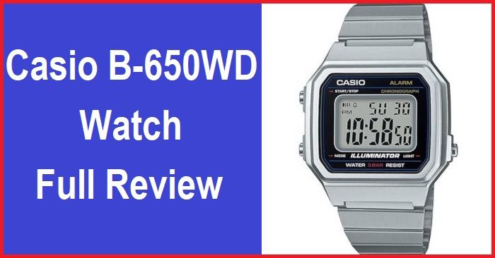 Casio B-650WD Watch Full Review