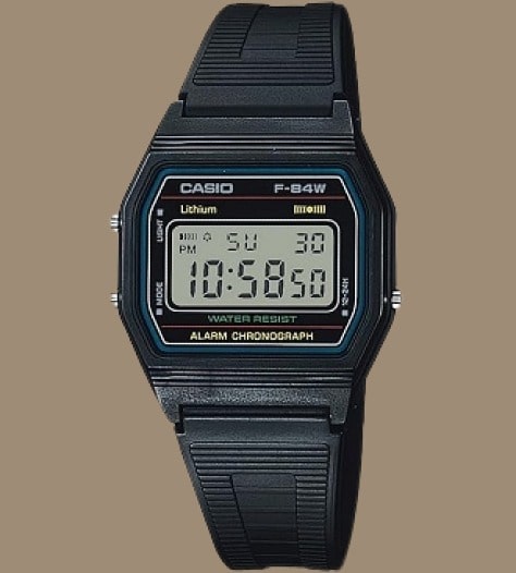 casio f-84w digital watch