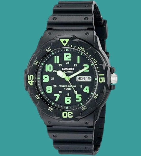 casio mrw-200h analog watch