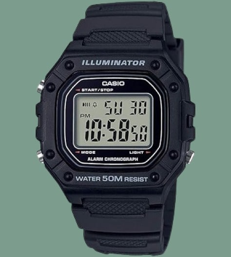 casio w-218h digital watch
