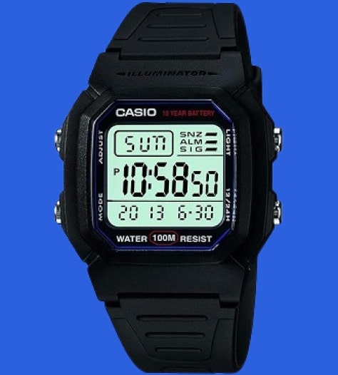 casio w-800h digital watch