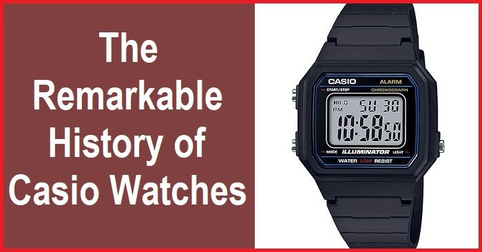 history of casio watches