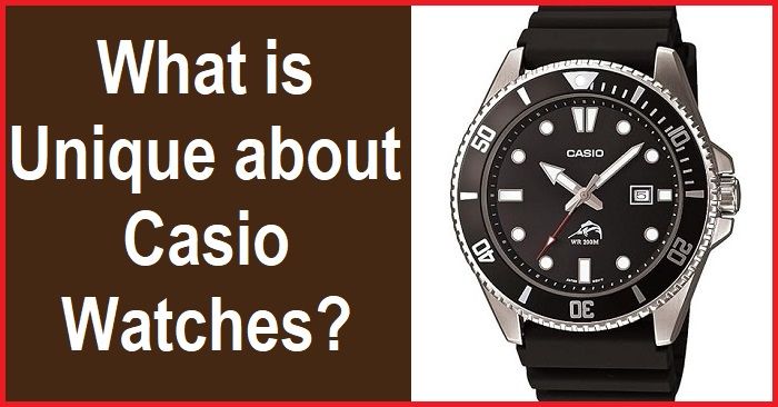 unique about casio watches