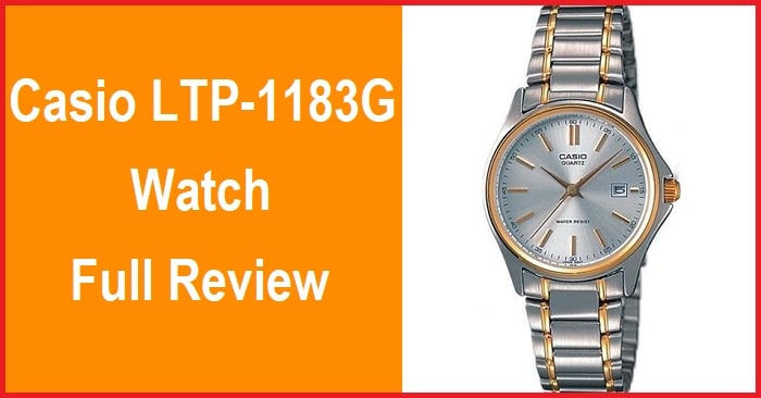 Casio LTP-1183G Watch Full Review