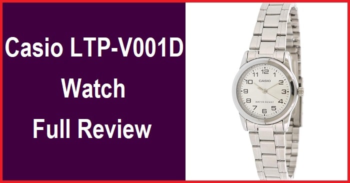 Casio LTP-V001D Watch Full Review